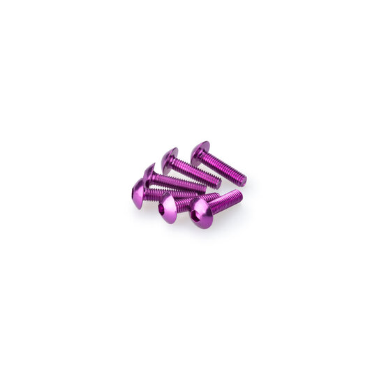 Skrutky PUIG ANODIZED 0550L fialová M5 x 20mm (6ks)