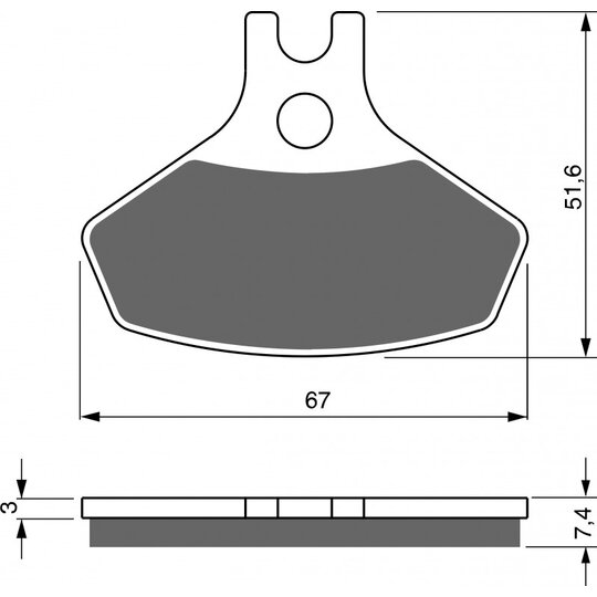Brzdové obloženie GOLDFREN 291 AD