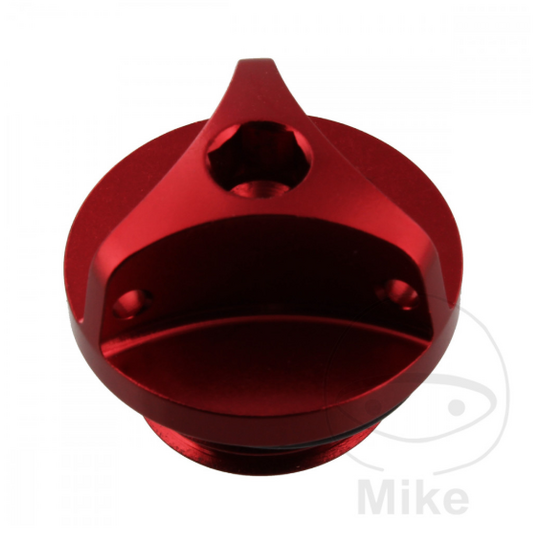 Zátka  plnenia  oleja PRO BOLT hliník červené