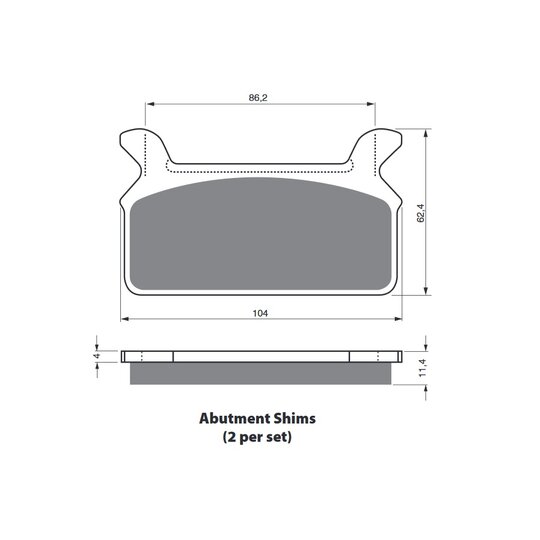 Brzdové obloženie GOLDFREN 063 S3