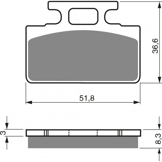 Brzdové obloženie GOLDFREN 161 S3