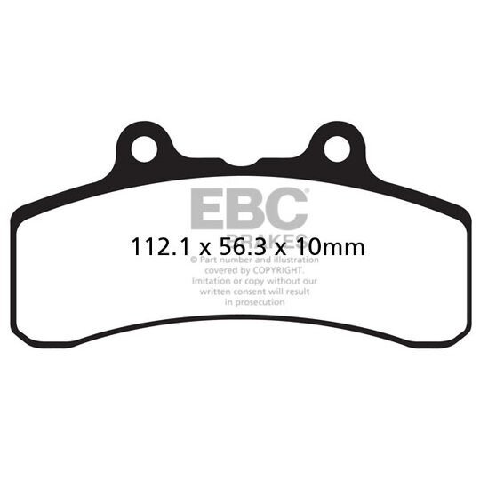 Brzdové obloženie EBC FA210