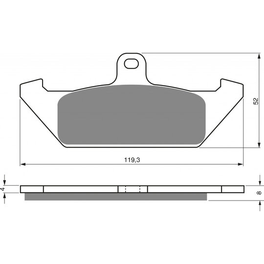 Brzdové obloženie GOLDFREN 101 S3