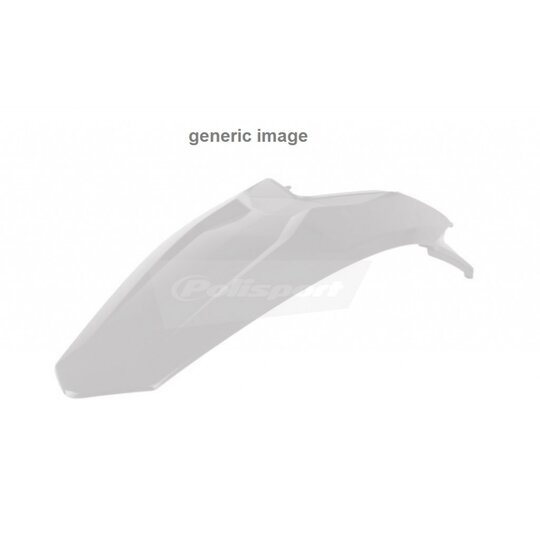 Zadný blatník POLISPORT 8554700002 biela