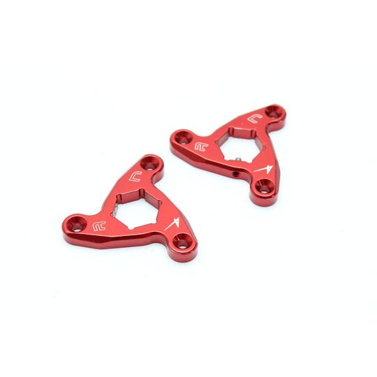 Hviezdicové ovládanie predpätia  pružín vidlice 4RACING GFS17 červená