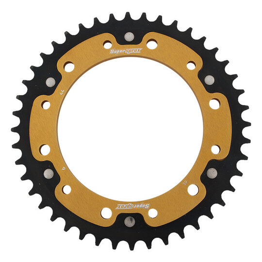 Reťazová rozeta SUPERSPROX STEALTH RST-6:44-GLD zlatá 44T, 525