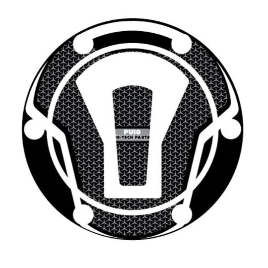 Ochranné nálepky na viečko nádrže PUIG NAKED 8978U sivá