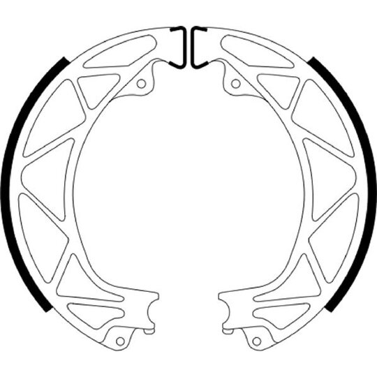 Brzdové čeľuste FERODO 225129245