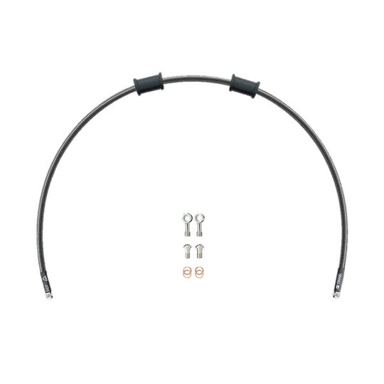 Hadica spojky Venhill POWERHOSEPLUS KAW-11010CS-CB (1 hadica v sade) Carbon hoses, stainless fittings