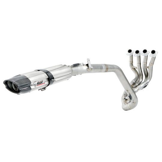 Výfuk kompletný 4x2x1 MIVV SUONO X.HO.0004.S7 Nerez/karbónové viečko