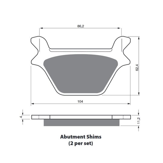 Brzdové obloženie GOLDFREN 056 S3