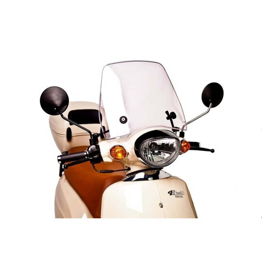 Plexi na motorku PUIG TRAFIC 6076W priehľadné