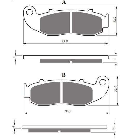 Brzdové obloženie GOLDFREN 423 AD  STREET