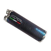 Výfuk kompletný GPR DUAL KT.106.RACEDB.DUAL.PO Carbon look including removable db killer
