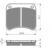 Brzdové obloženie GOLDFREN 365 S3