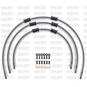 ŠTANDART -predok -sada Venhill POWERHOSEPLUS SUZ-6012FB (3 hadice v sade) priehľadné hadice, čierne koncovky