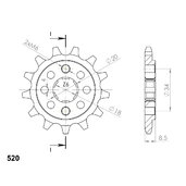 Reťazové koliečko SUPERSPROX CST-270:13 13T, 520