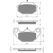 Brzdové obloženie GOLDFREN 183 AD  STREET