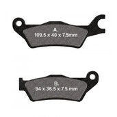 Brzdové obloženie EBC FA715HH