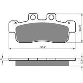 Brzdové obloženie GOLDFREN 363 S3