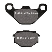 Brzdové obloženie EBC SFA173