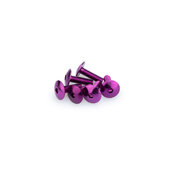 Skrutky PUIG ANODIZED 0657L fialová M6 x 20 mm (6ks)