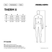 Rebelhorn - termo therm ii pánske nohavice / čierne - therm2_men