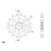 Reťazové koliečko SUPERSPROX CST-423:18 18T, 530