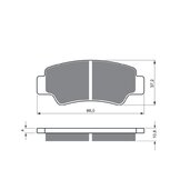 Brzdové obloženie GOLDFREN 390 S33 STREET FRONT