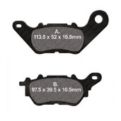 Brzdové obloženie EBC SFA706