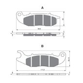 Brzdové obloženie GOLDFREN 278 AD