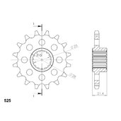 Reťazové koliečko SUPERSPROX CST-2150:17 17T, 525