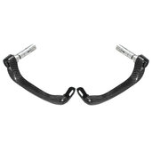 Lever guard ACCOSSATO with black eyelet and insert right + left , carbon