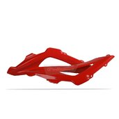 Spojler chladiča POLISPORT (pár) červené