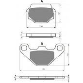 Brzdové obloženie GOLDFREN 086 AD  OFF-ROAD FRONT