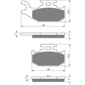 Brzdové obloženie GOLDFREN 295 S3