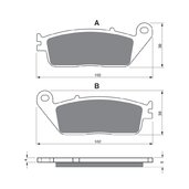 Brzdové obloženie GOLDFREN 022 AD  STREET