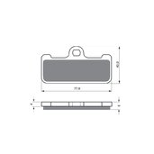 Brzdové obloženie GOLDFREN 116 S33 STREET FRONT