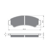 Brzdové obloženie GOLDFREN 389 S3