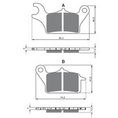 Brzdové obloženie GOLDFREN 387 S33 STREET FRONT