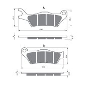 Brzdové obloženie GOLDFREN 351 S3