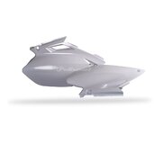 Bočné číslové tabuľky POLISPORT 8601300002 (pár) biela