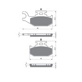 Brzdové obloženie GOLDFREN 374 K5