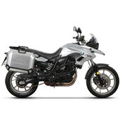 Kompletná sada bočných hliníkových kufrov SHAD TERRA, 36/47 litrový bočné kufre, vrátane montážnej sady SHAD BMW F 650 GS/ F 700 GS/ F 800 GS