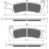 Brzdové obloženie GOLDFREN 401 S33 STREET FRONT