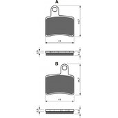 Brzdové obloženie GOLDFREN 228 S3