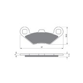 Brzdové obloženie GOLDFREN 280 AD