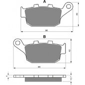 Brzdové obloženie GOLDFREN 020 S3