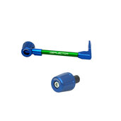 Lever guard ACCOSSATO with green hose and joint right, aluminium
