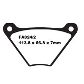 Brzdové obloženie EBC FA024/2V